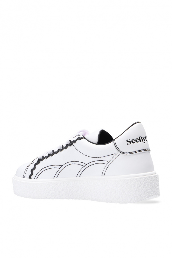 up shoes with logo See By Chloé - Lace